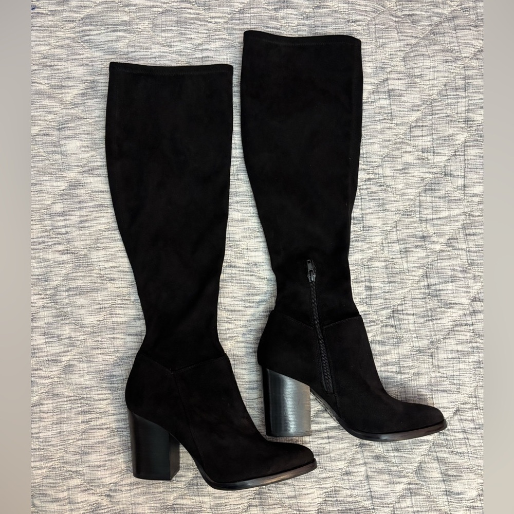 Marc Fisher Black Knee High Boots Sz 6 NWOT | Marc Fisher Knee High Black Boots- - Picture 1 of 7